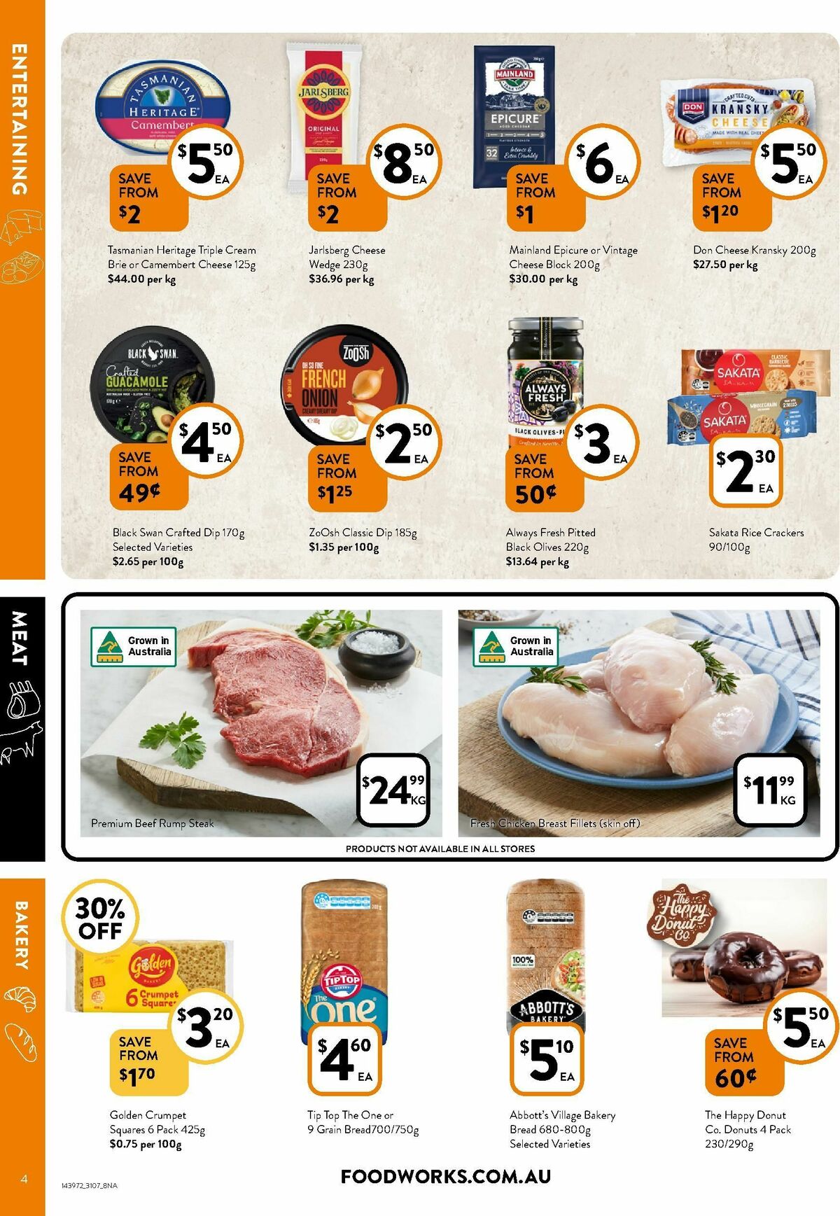 FoodWorks Catalogues from 31 July