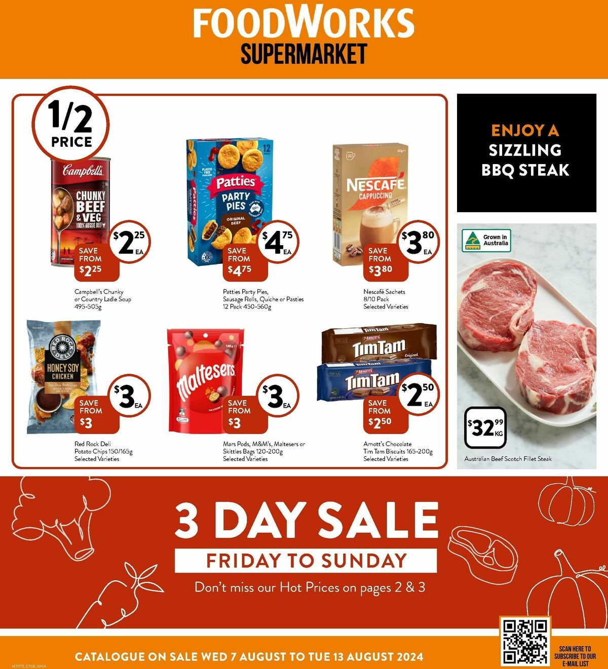 FoodWorks Supermarket Catalogues from 7 August