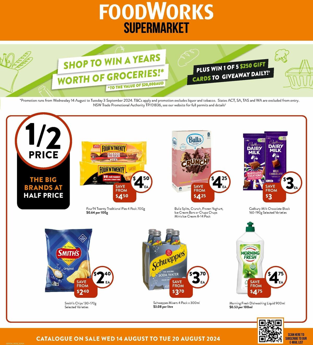 FoodWorks Supermarket Catalogues from 14 August