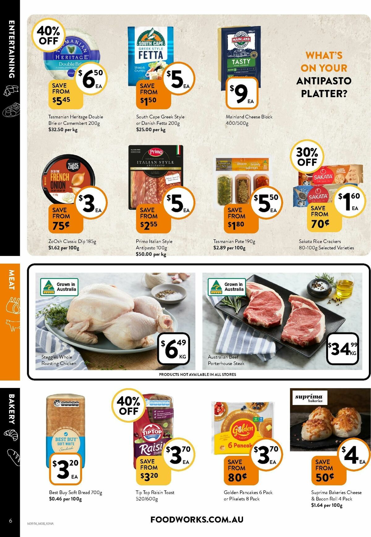 FoodWorks Catalogues from 14 August