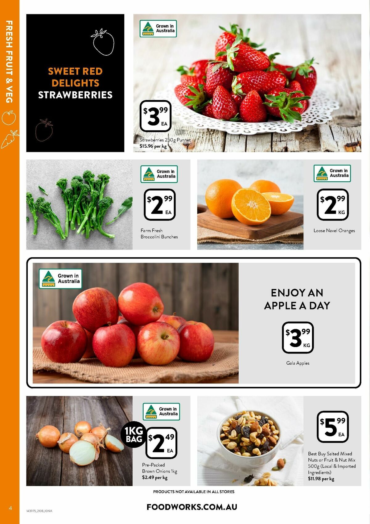 FoodWorks Catalogues from 21 August