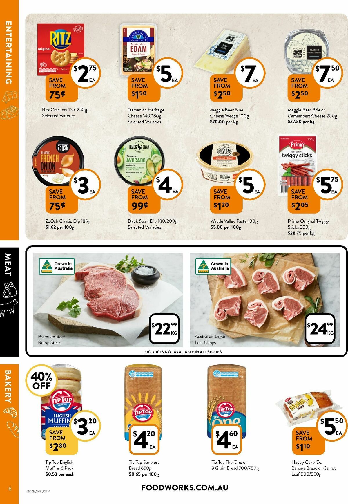 FoodWorks Catalogues from 21 August