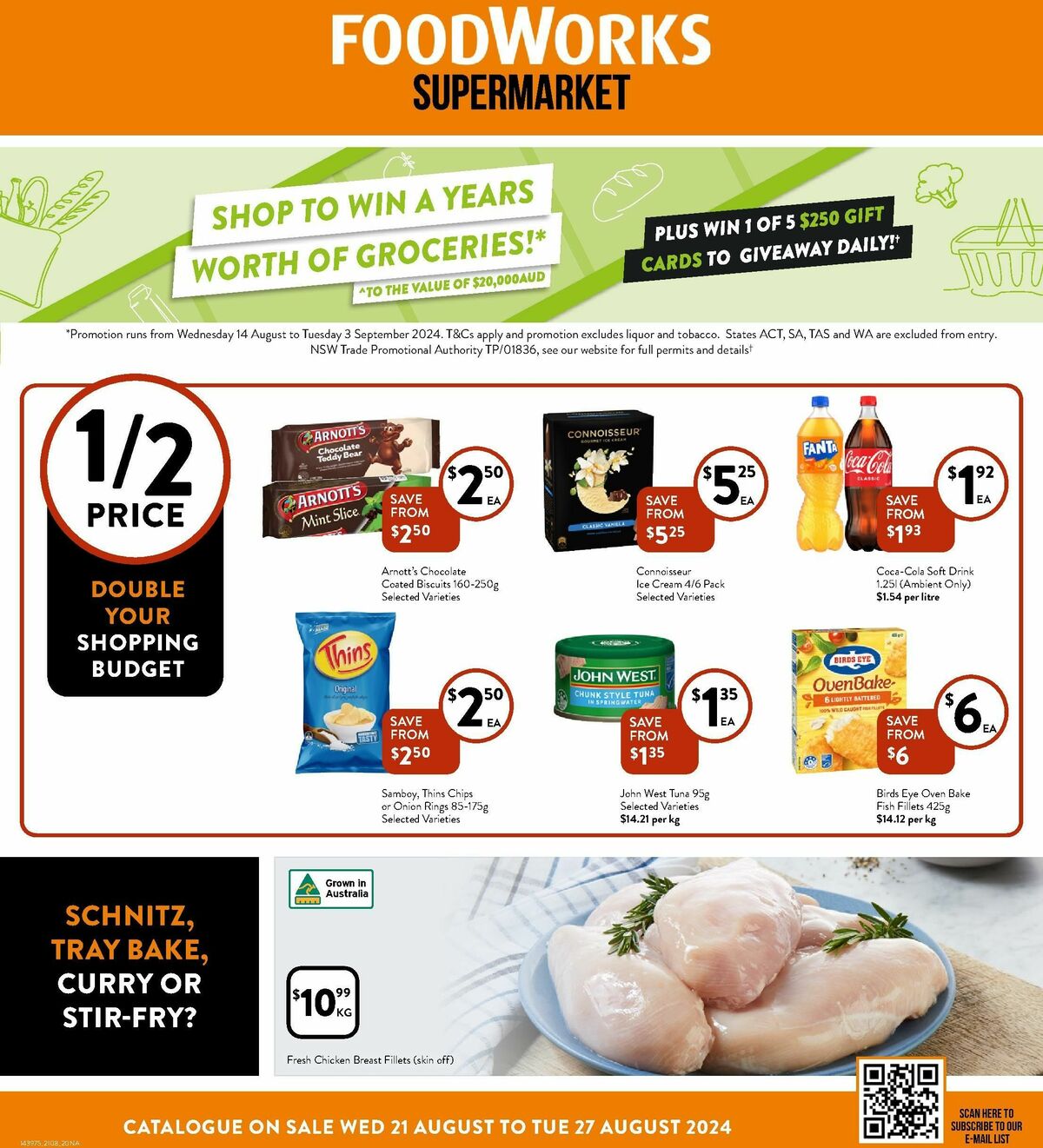 FoodWorks Supermarket Catalogues from 21 August