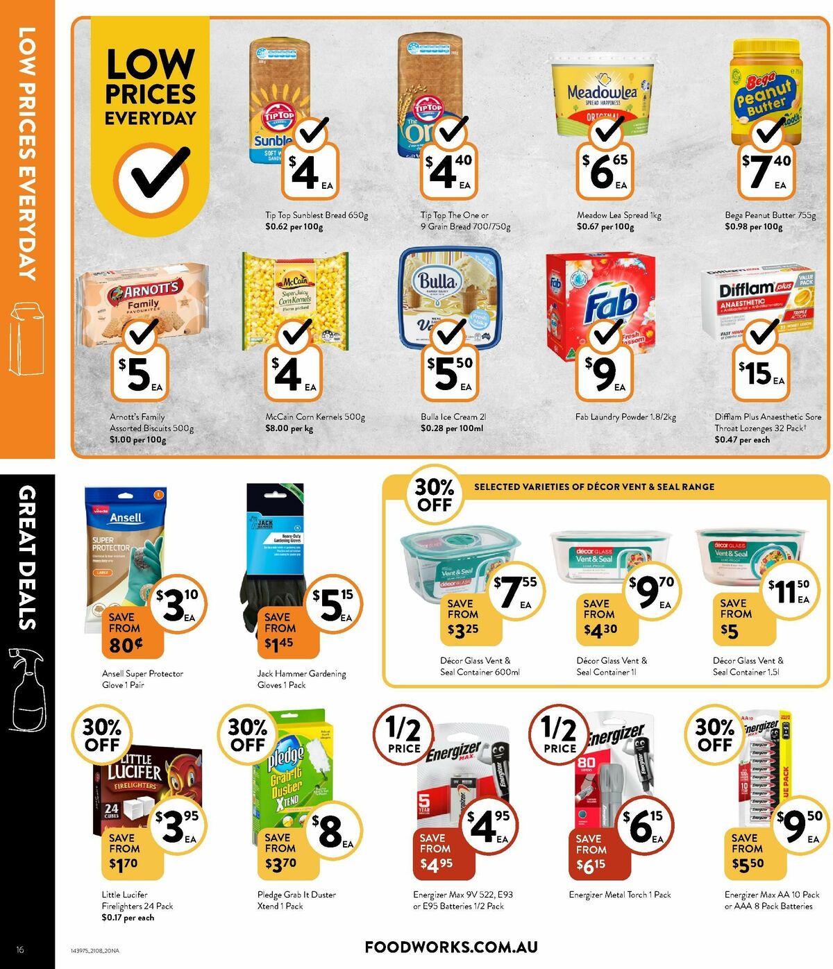 FoodWorks Supermarket Catalogues from 21 August