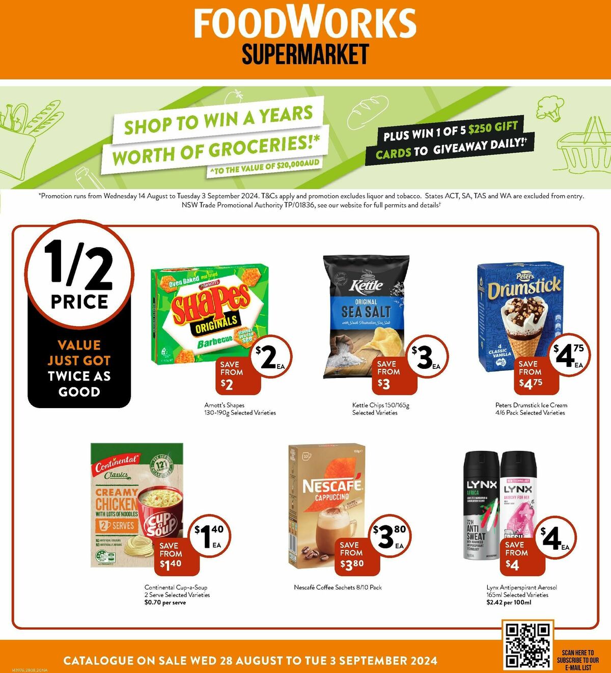 FoodWorks Supermarket Catalogues from 28 August