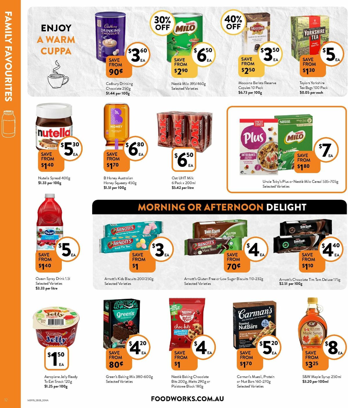 FoodWorks Supermarket Catalogues from 28 August