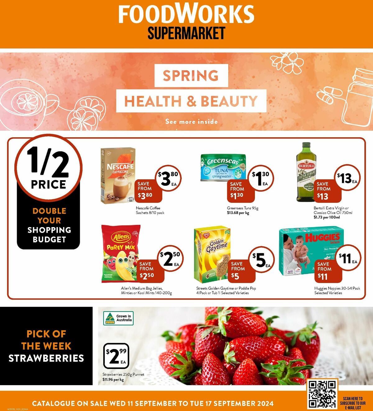 FoodWorks Supermarket Catalogues from 11 September