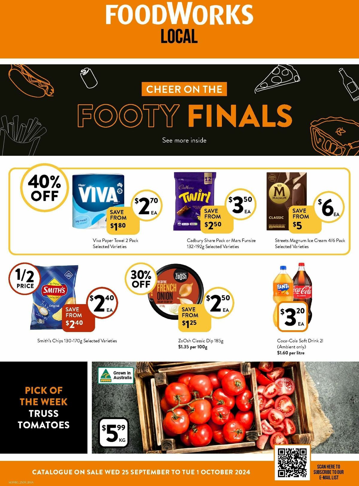 FoodWorks Catalogues from 25 September