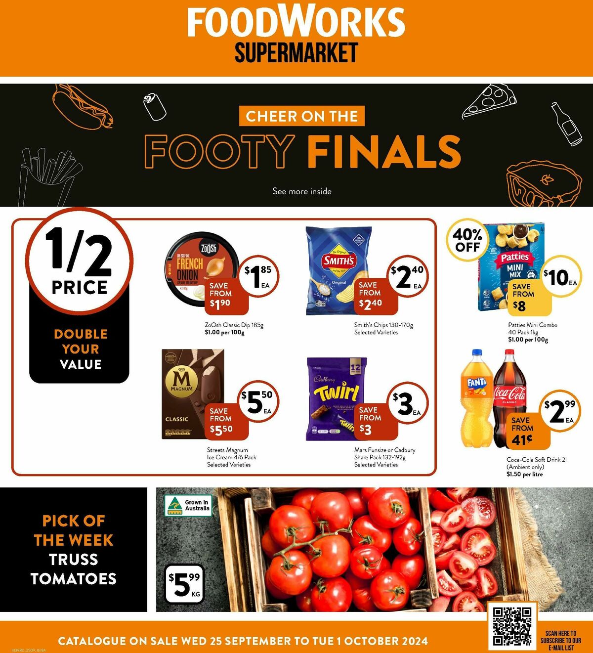 FoodWorks Supermarket Catalogues from 25 September