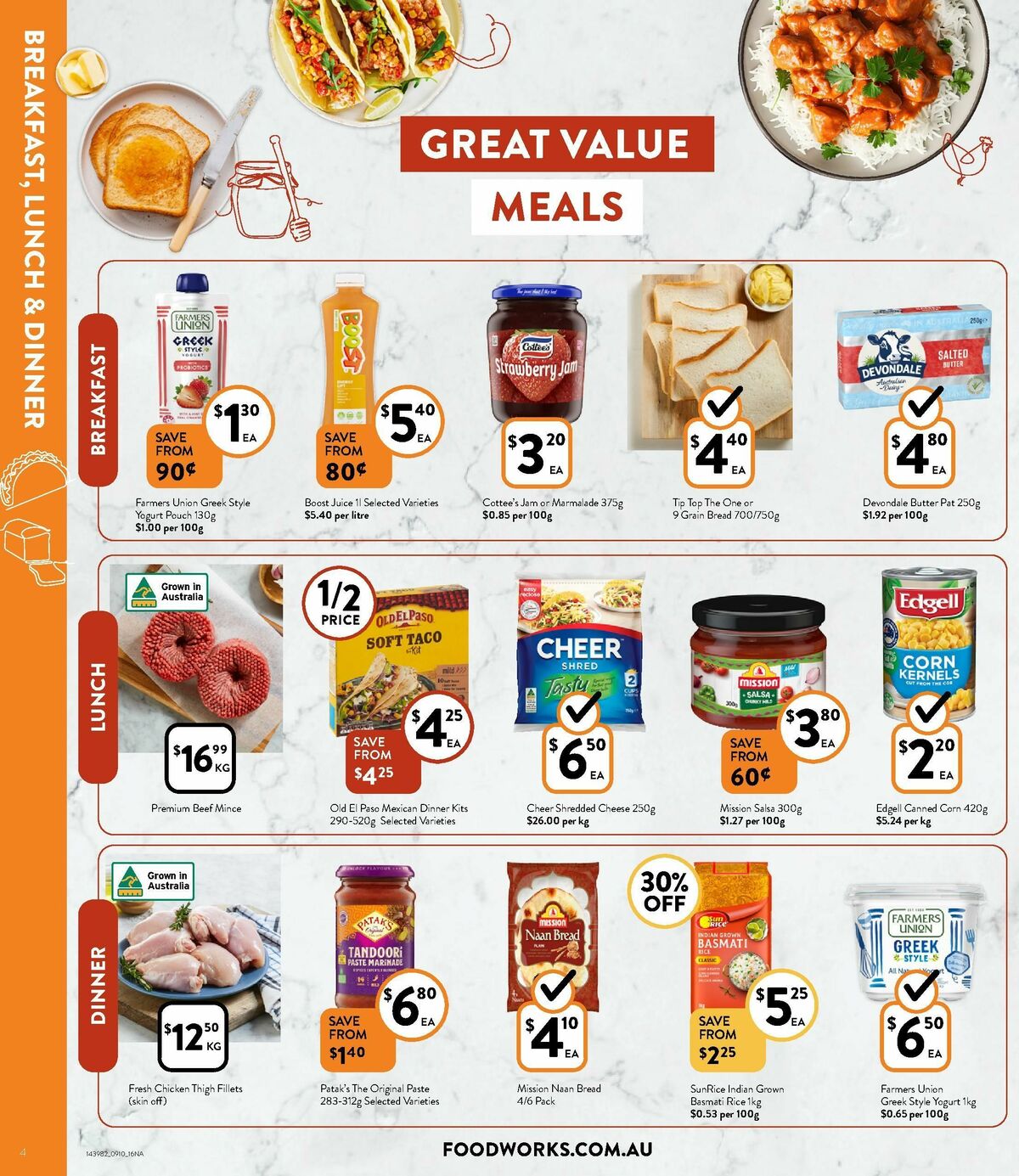 FoodWorks Supermarket Catalogues from 9 October