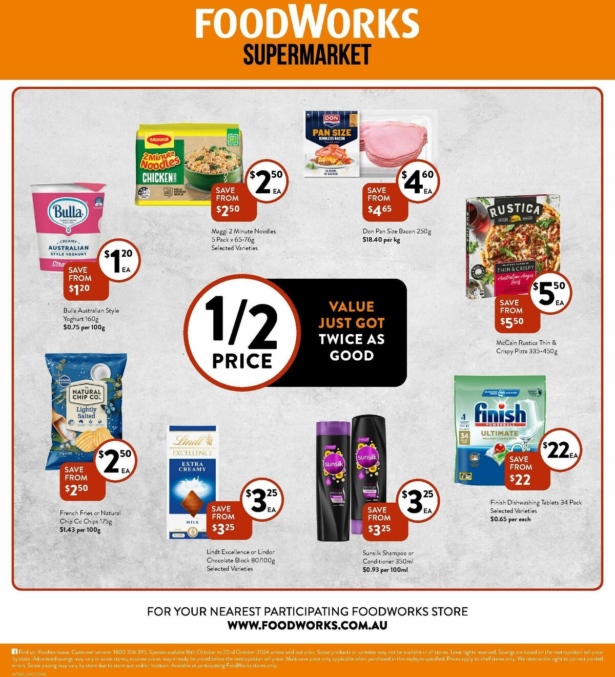 FoodWorks Supermarket Catalogues from 16 October