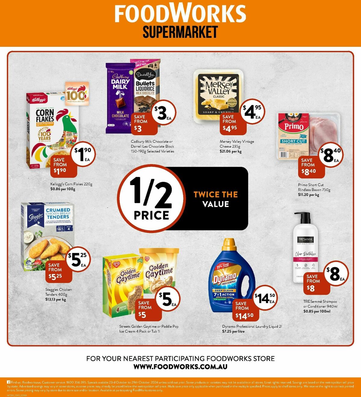 FoodWorks Supermarket Catalogues from 23 October