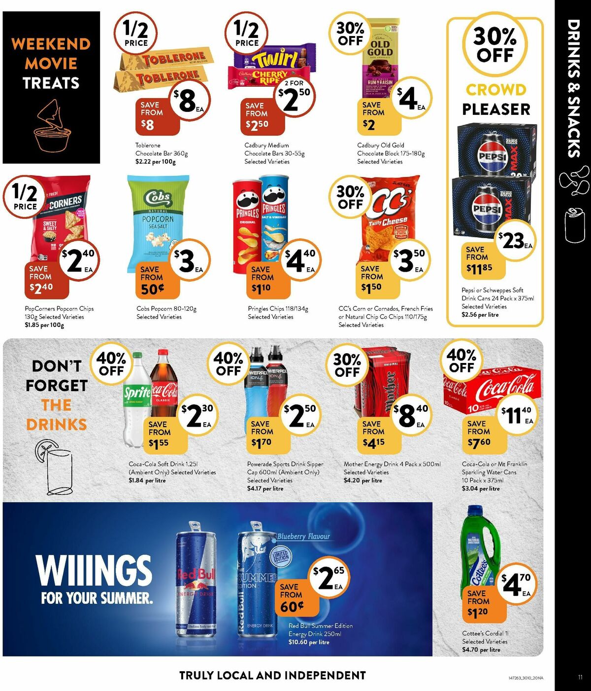 FoodWorks Supermarket Catalogues from 30 October