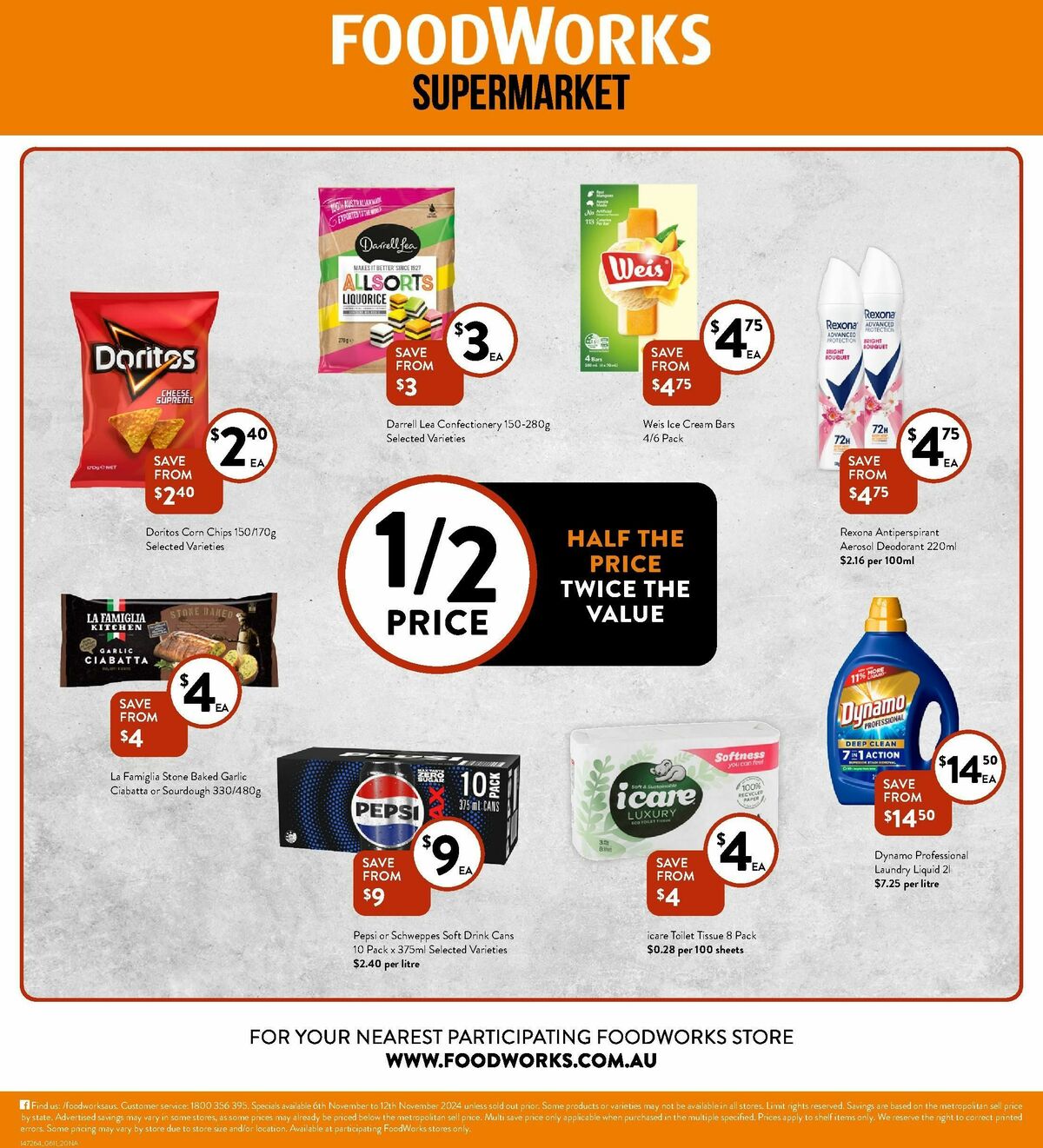 FoodWorks Supermarket Catalogues from 6 November