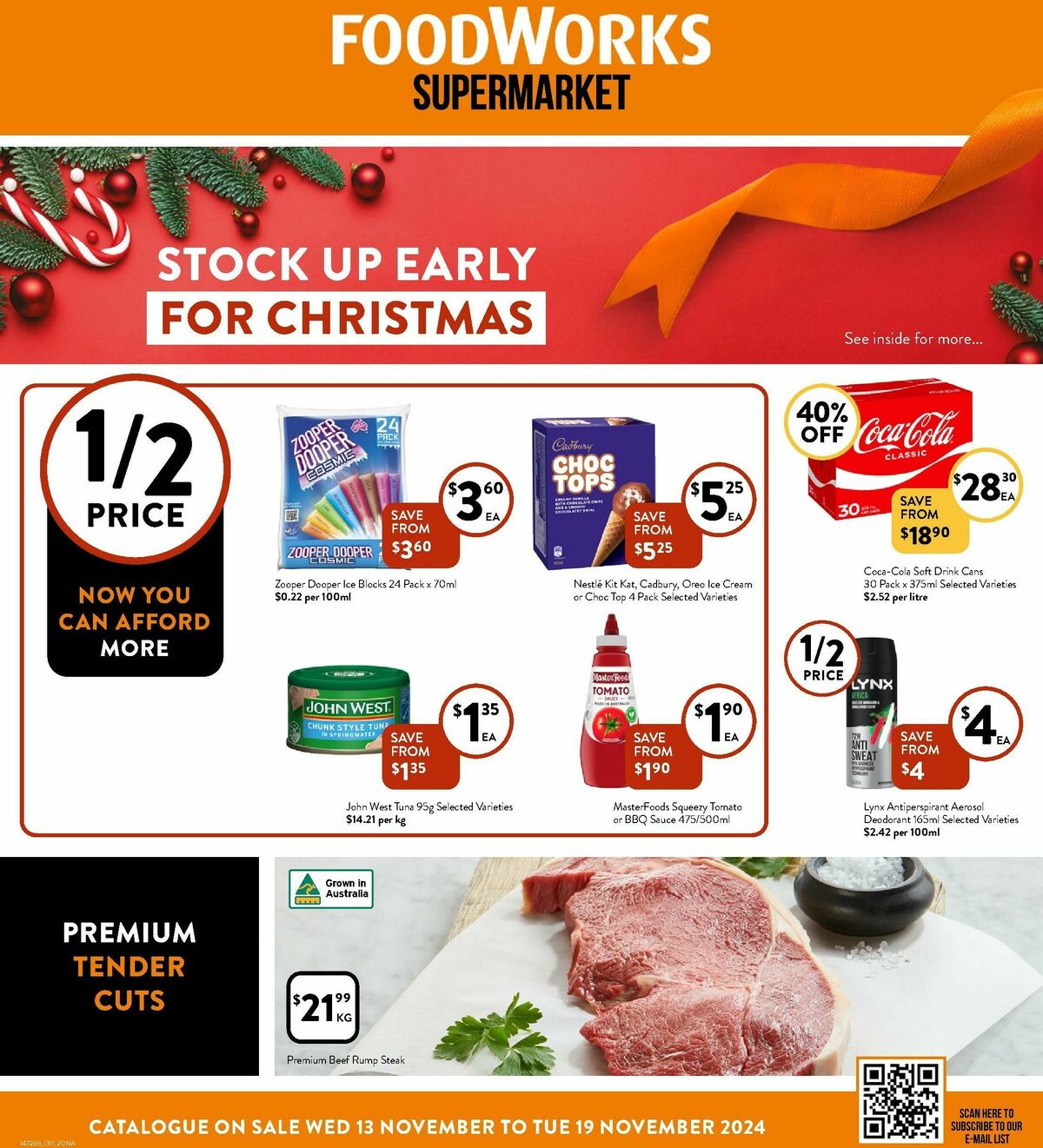 FoodWorks Supermarket Catalogues from 13 November