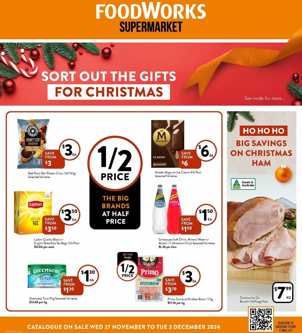 FoodWorks Supermarket Catalogues from 27 November