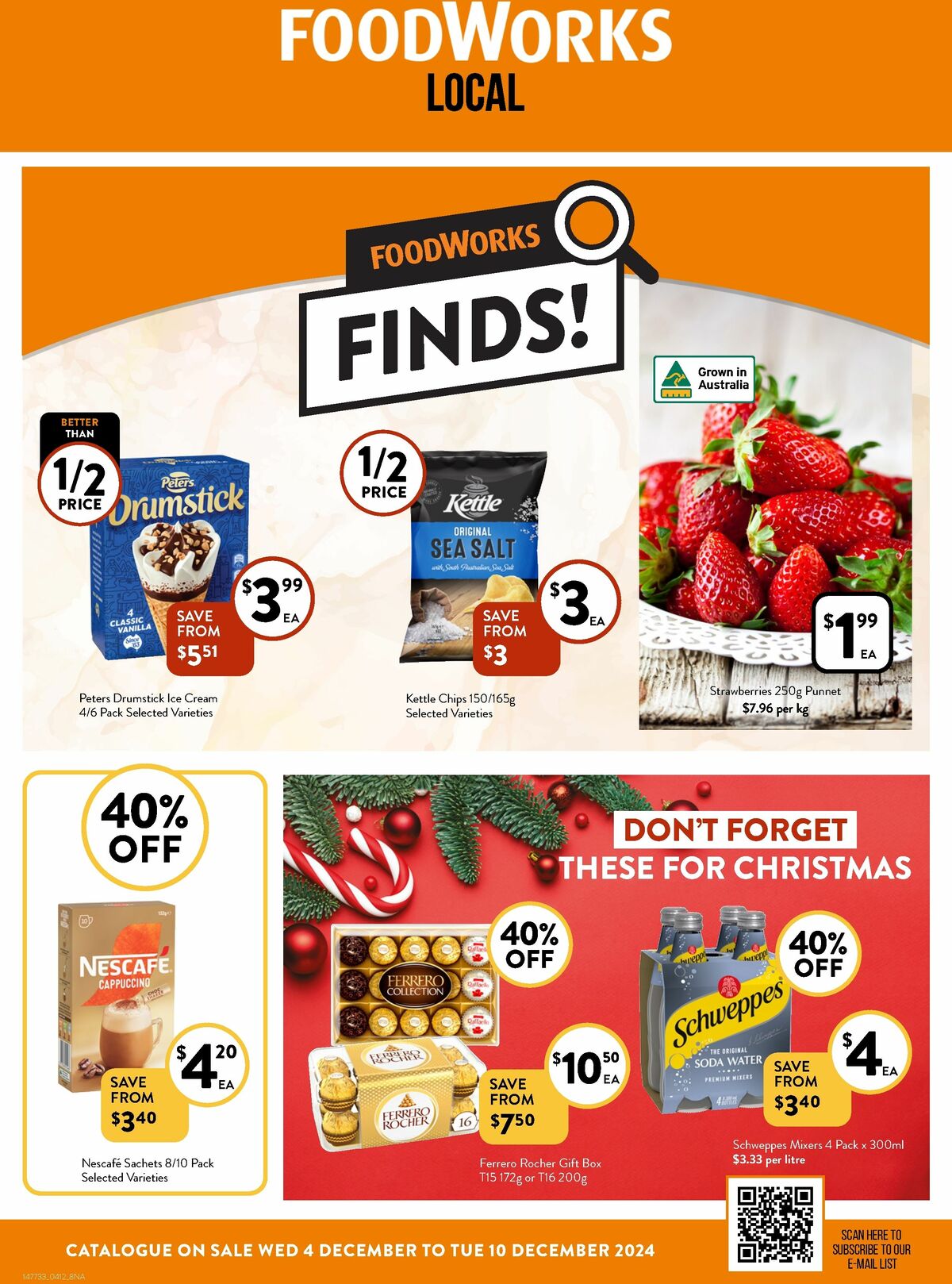 FoodWorks Catalogues from 4 December