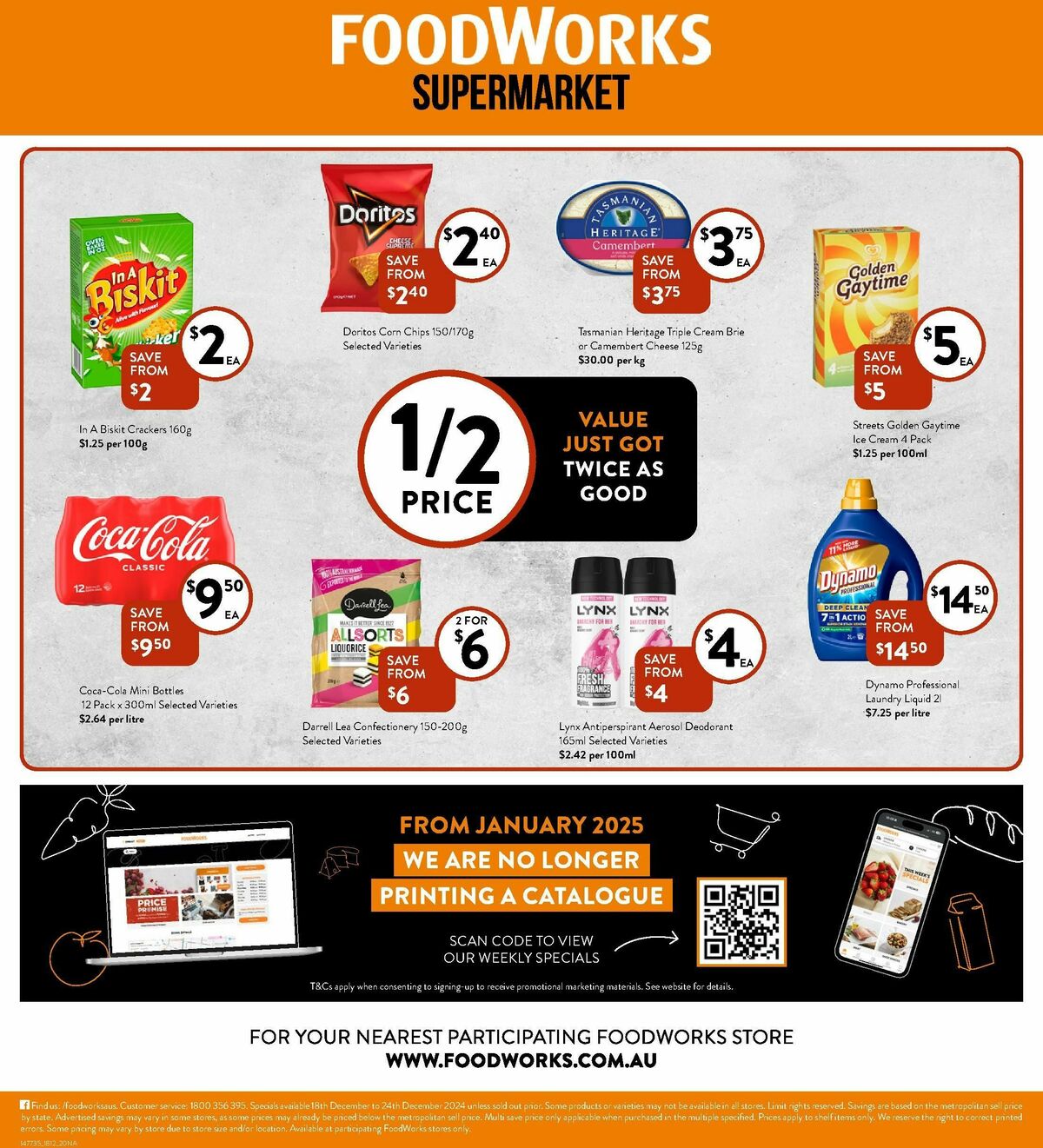 FoodWorks Supermarket Catalogues from 18 December