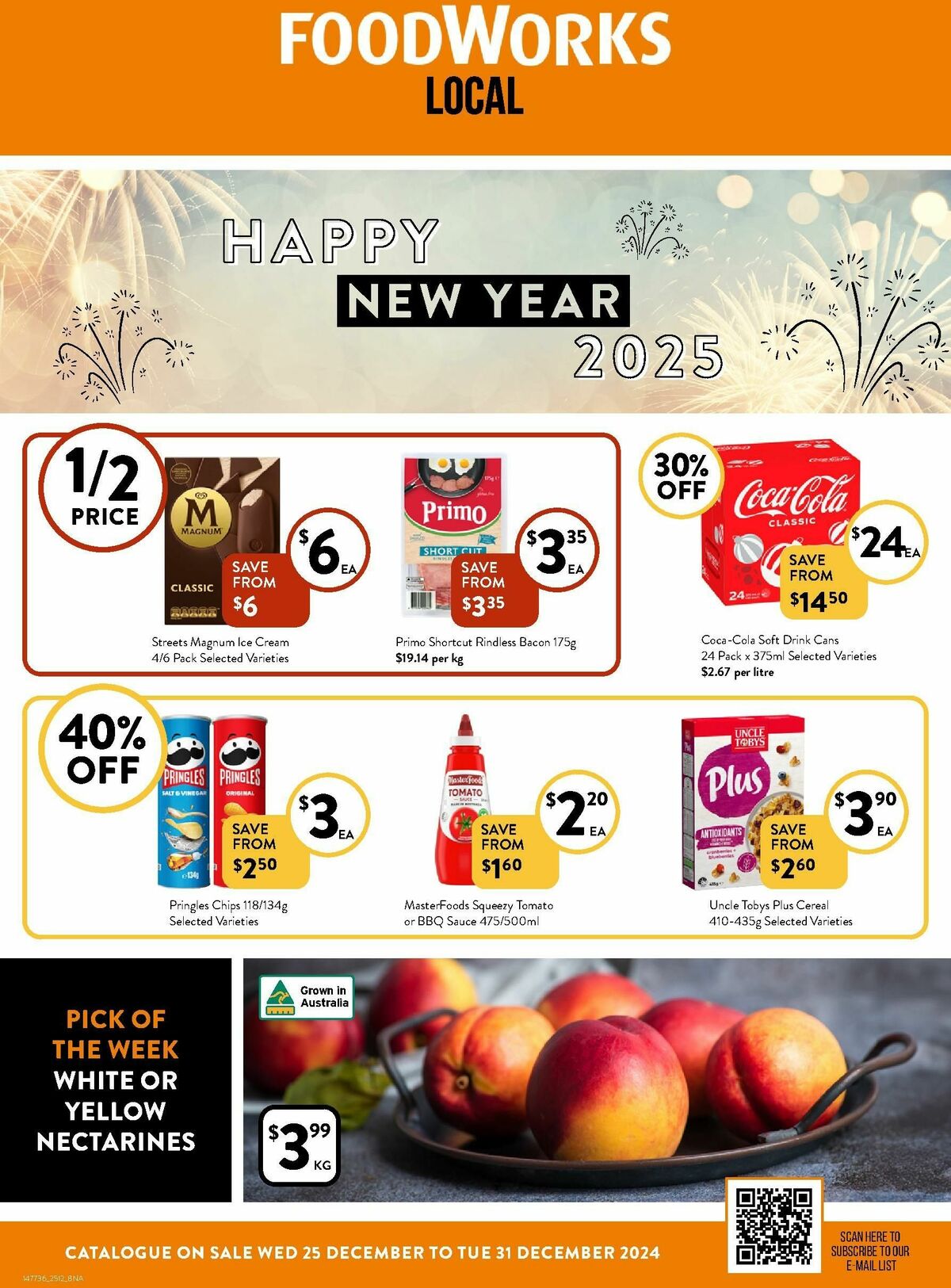 FoodWorks Catalogues from 25 December