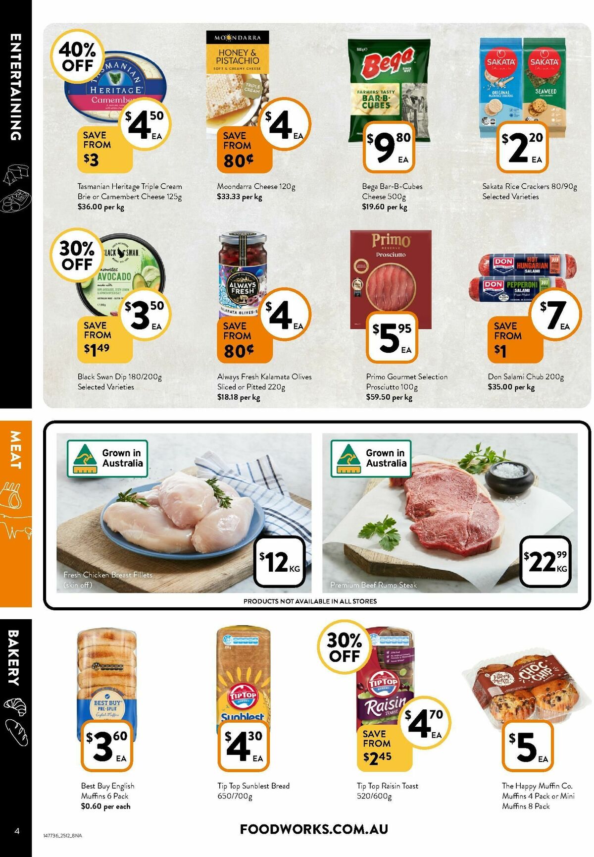 FoodWorks Catalogues from 25 December