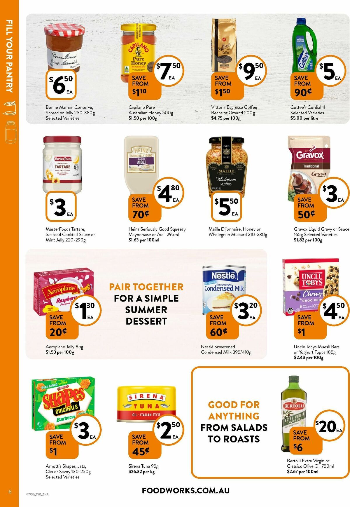 FoodWorks Catalogues from 25 December