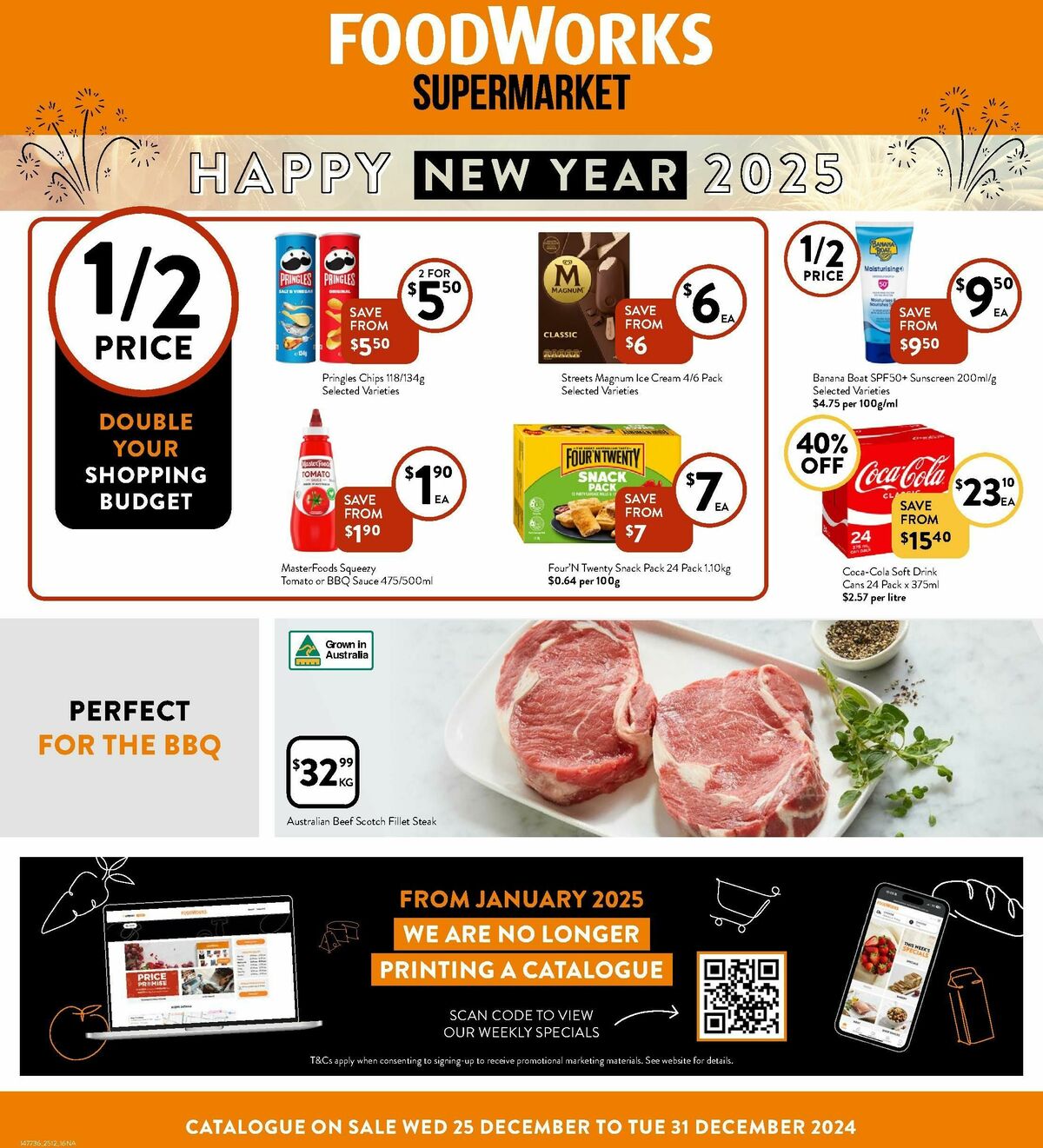 FoodWorks Supermarket Catalogues from 25 December