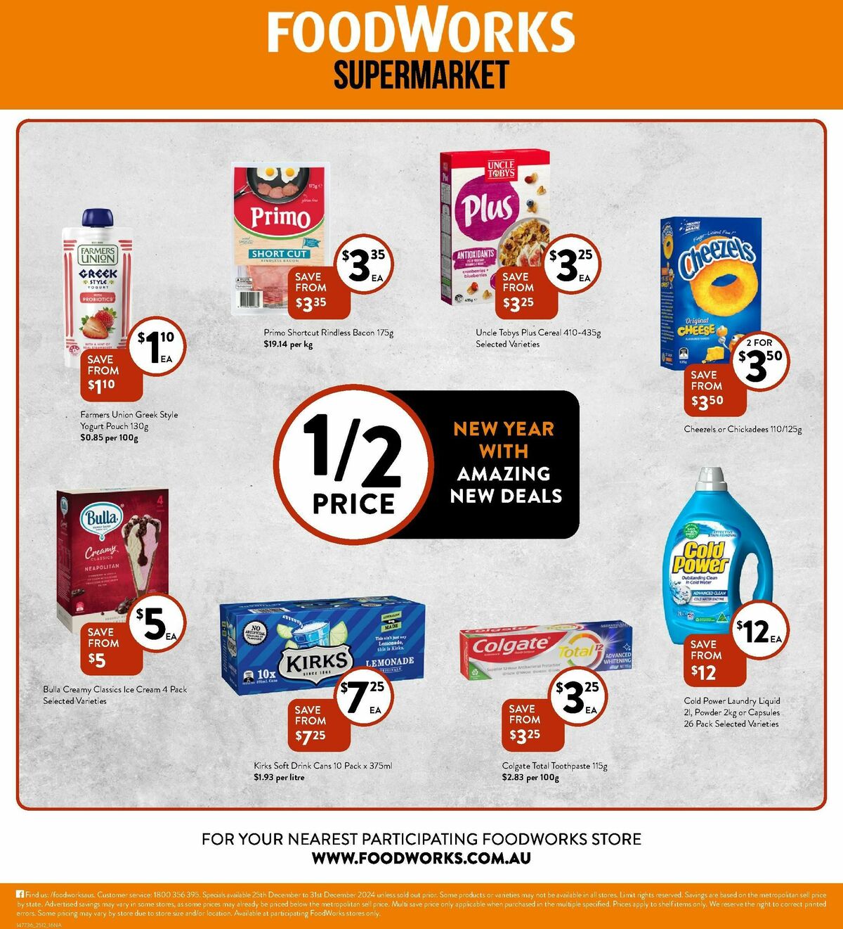 FoodWorks Supermarket Catalogues from 25 December