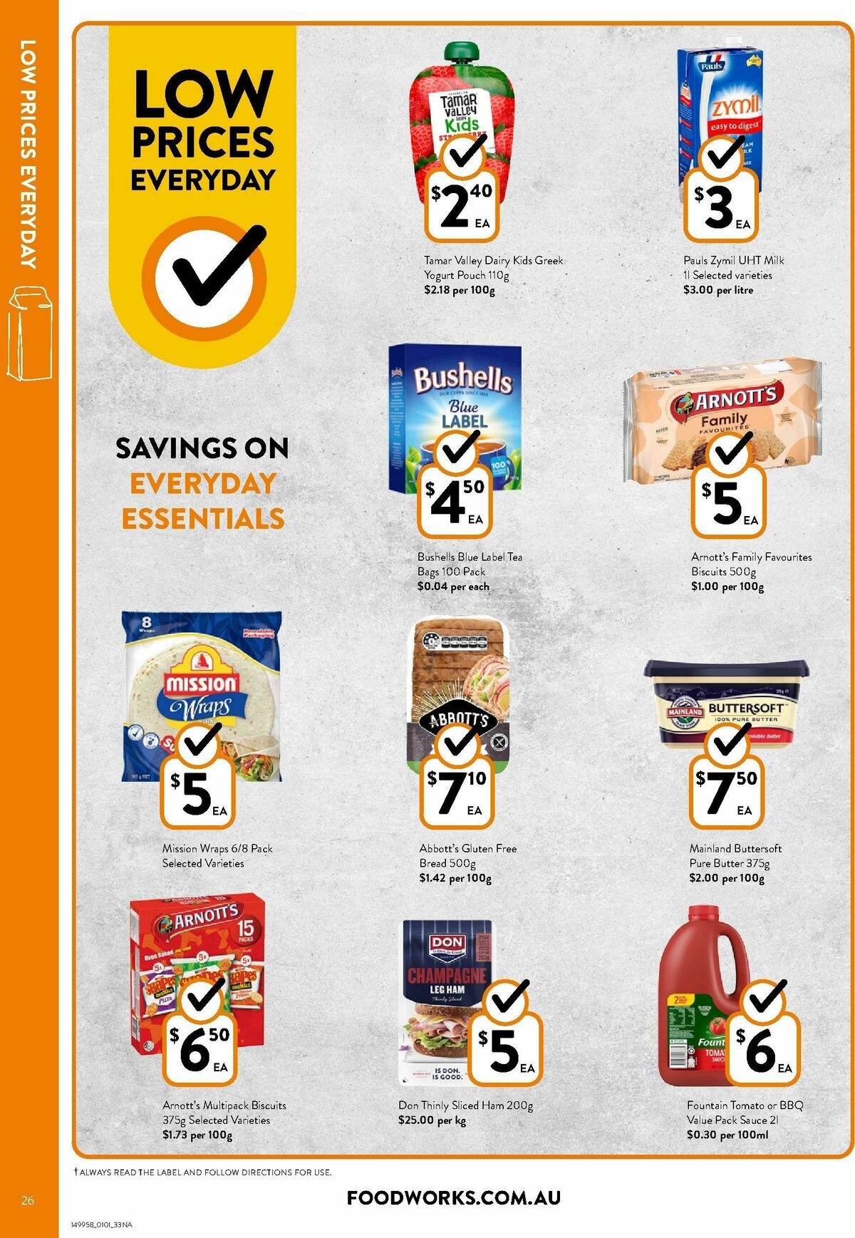 FoodWorks Supermarket Catalogues from 1 January