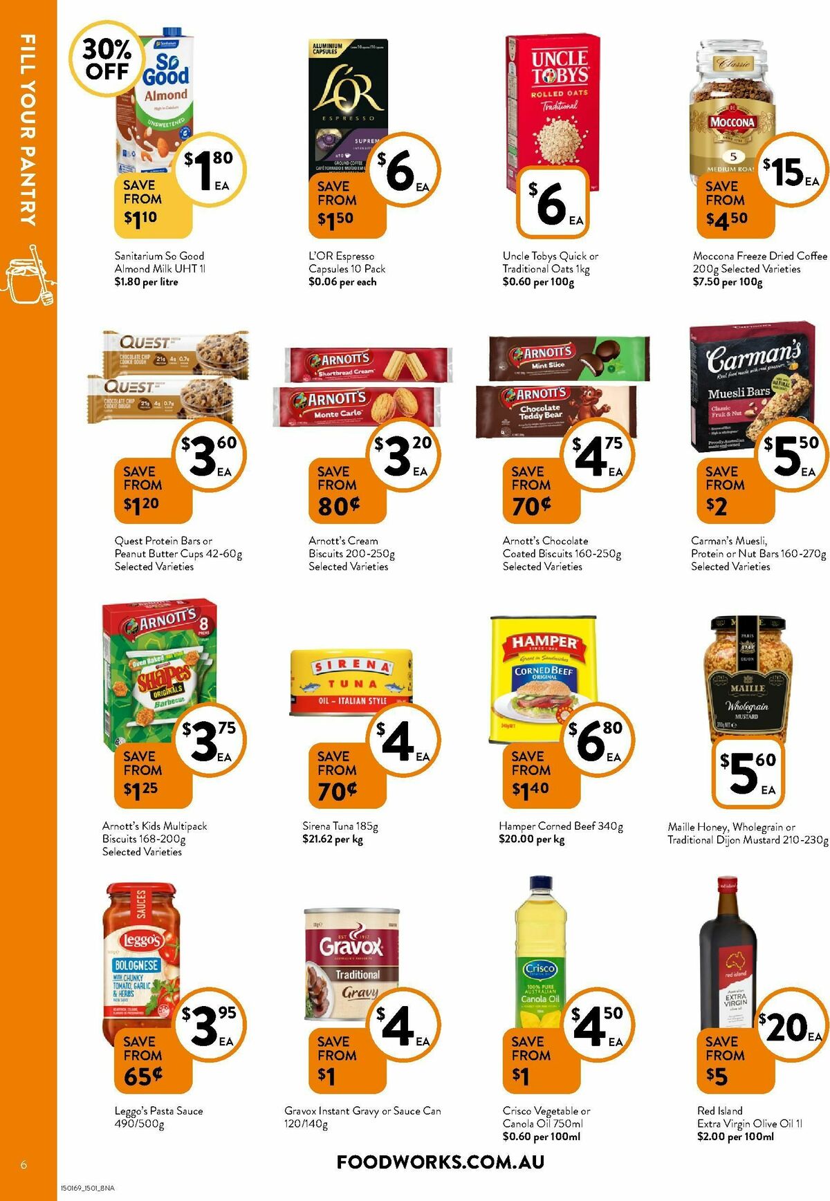 FoodWorks Catalogues from 15 January