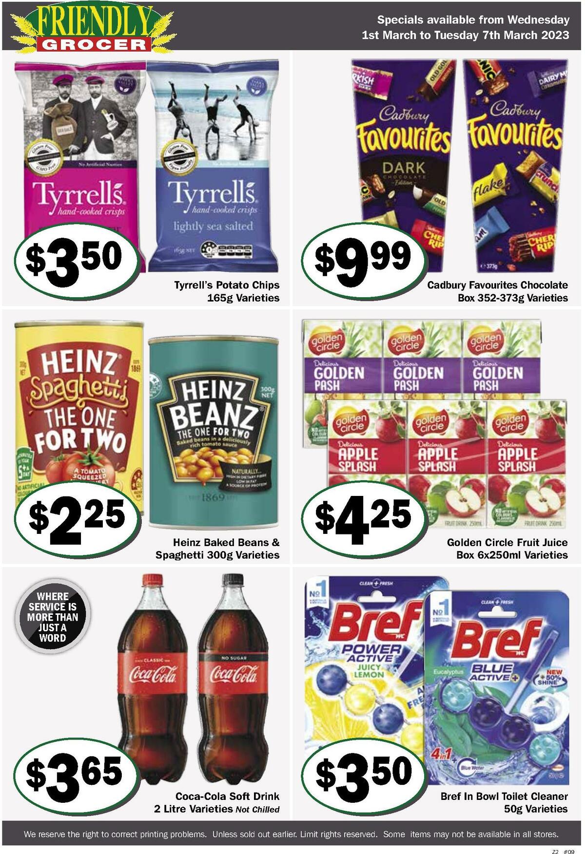 Friendly Grocer Catalogues from 1 March