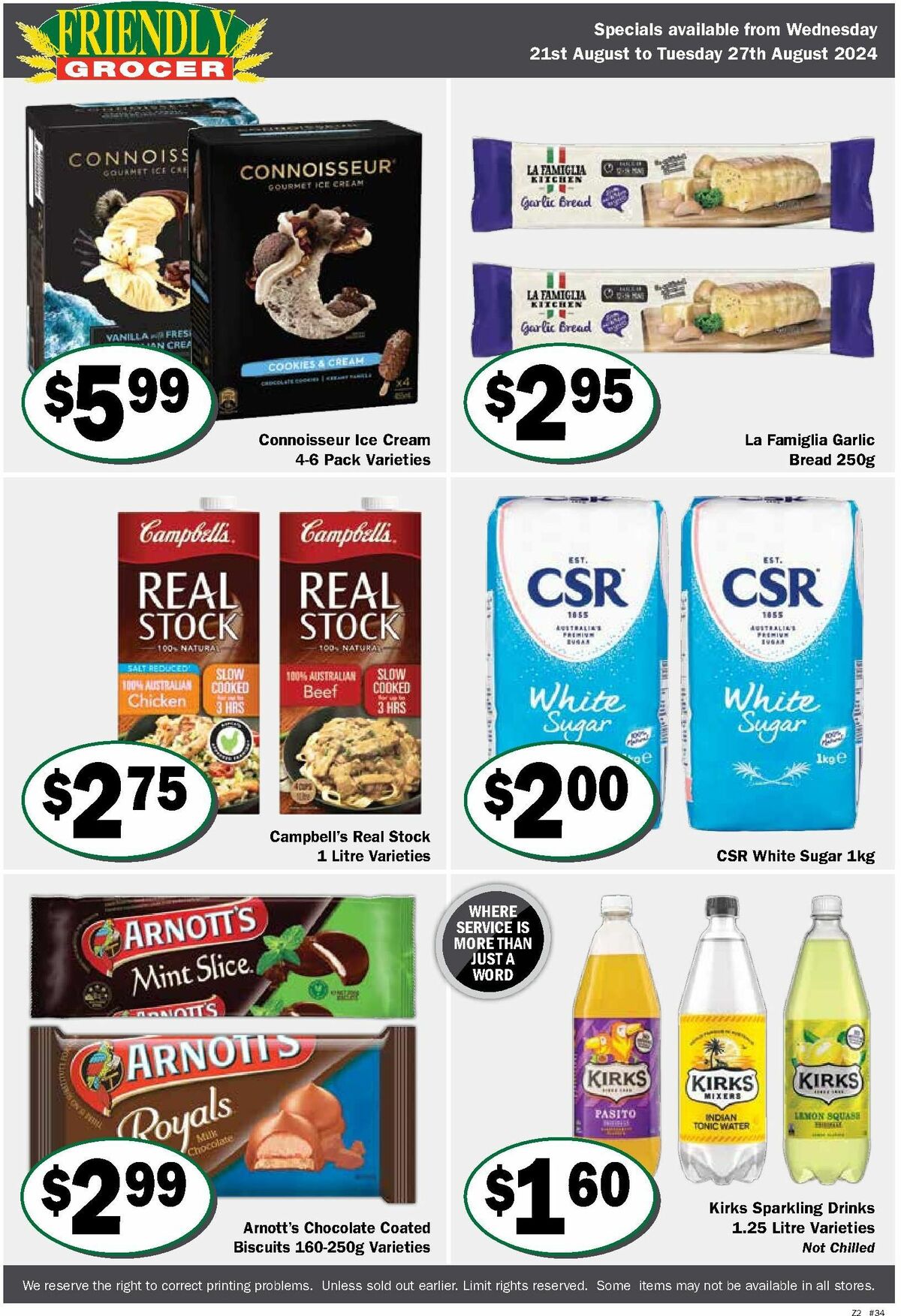 Friendly Grocer Catalogues from 21 August