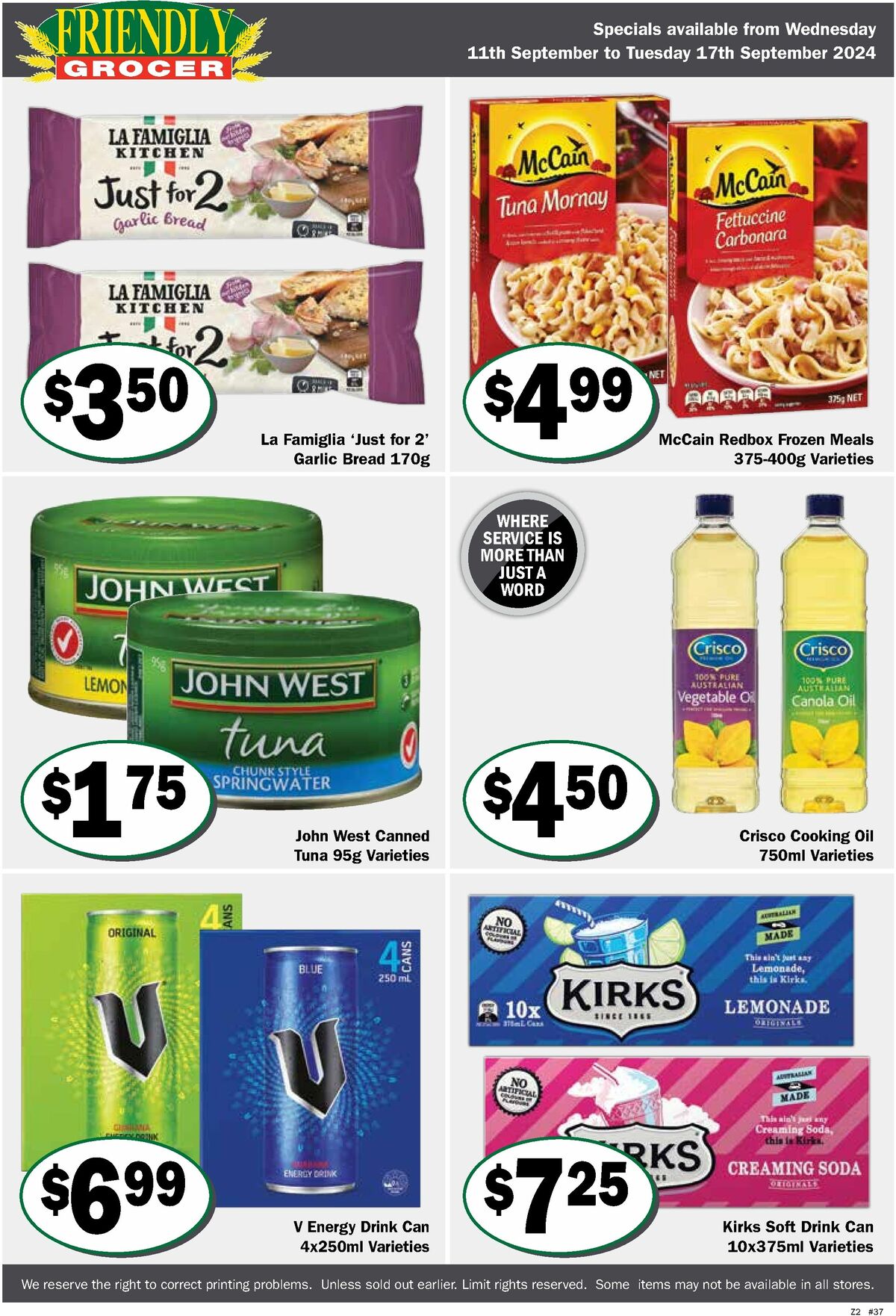 Friendly Grocer Catalogues from 11 September