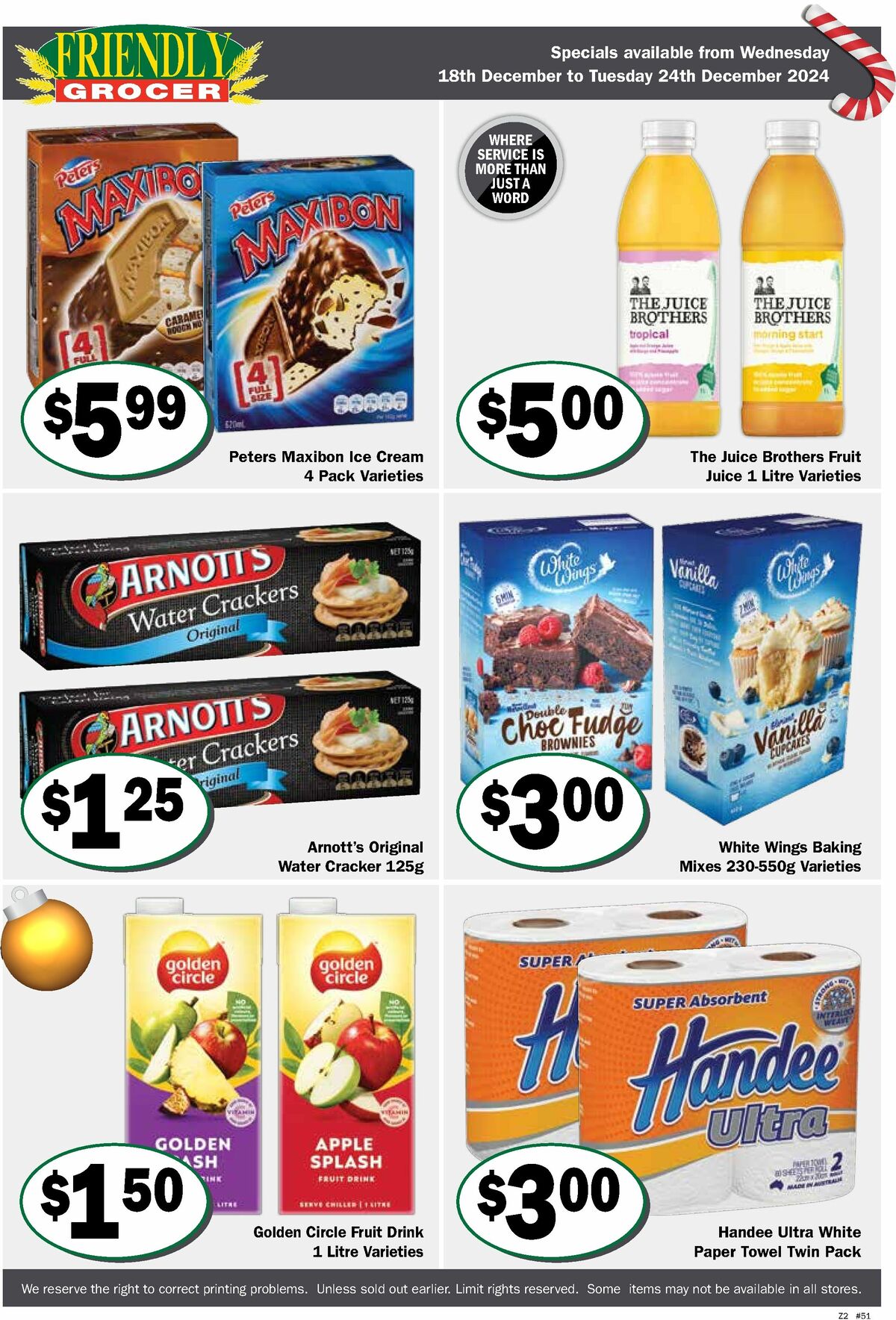 Friendly Grocer Catalogues from 18 December