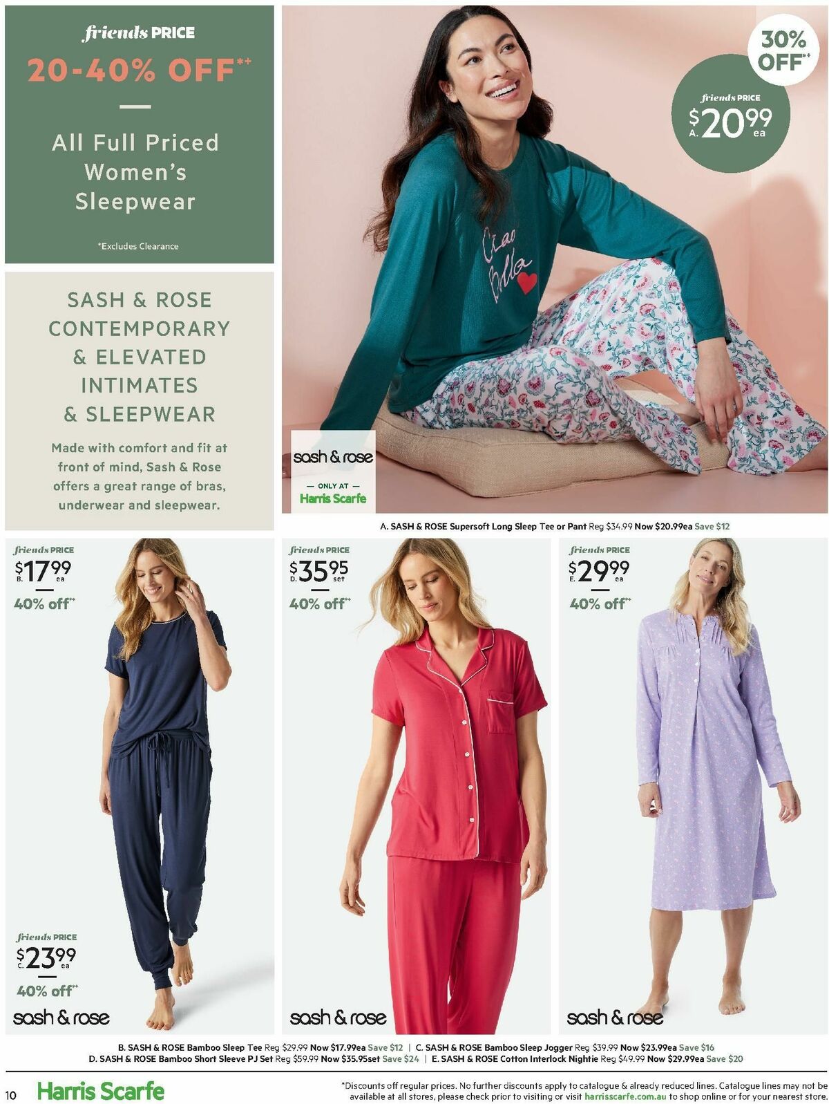 Harris Scarfe Catalogues from 24 August