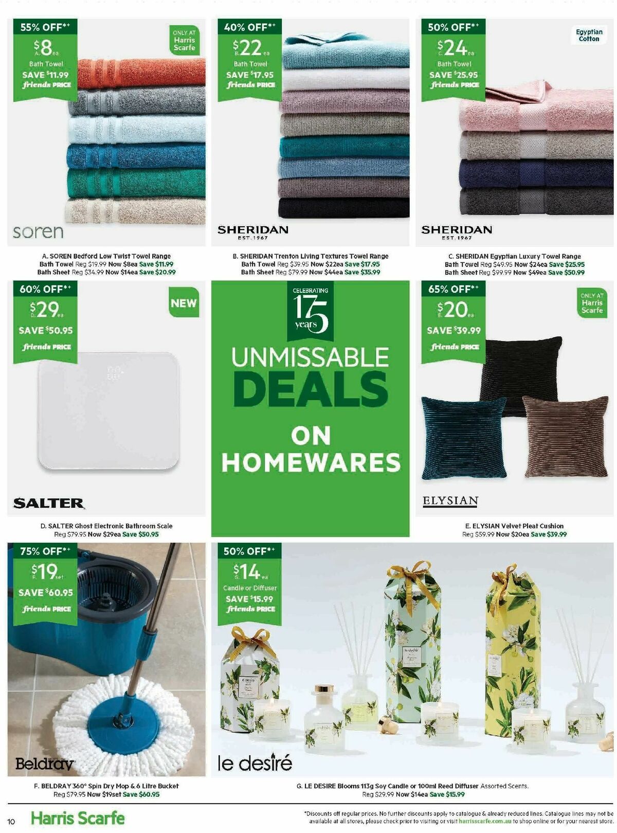 Harris Scarfe Catalogues from 2 November