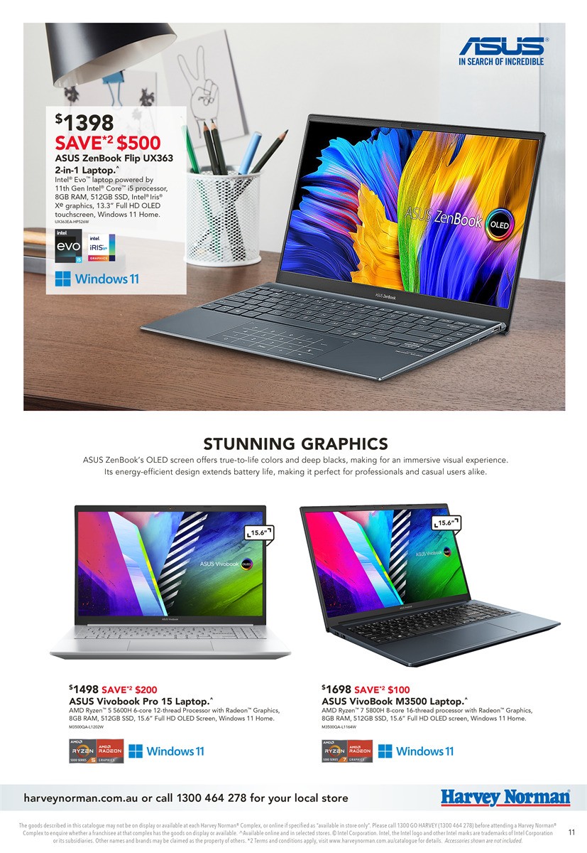 Harvey Norman Computers Hardware Range Catalogues from 15 March