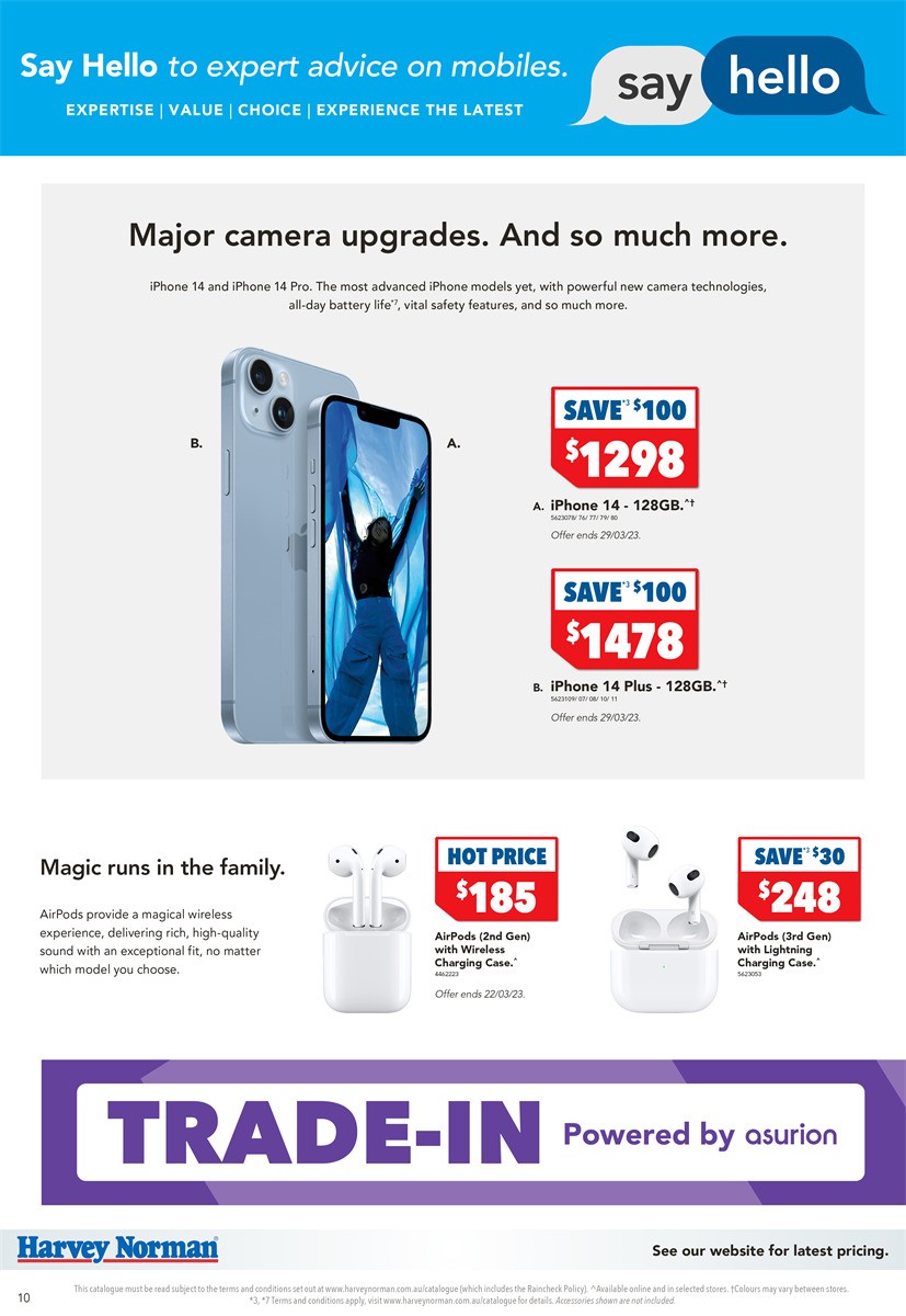 Harvey Norman Say Hello Mobiles Catalogues from 16 March