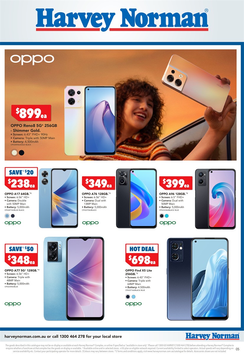 Harvey Norman Say Hello Mobiles Catalogues from 16 March