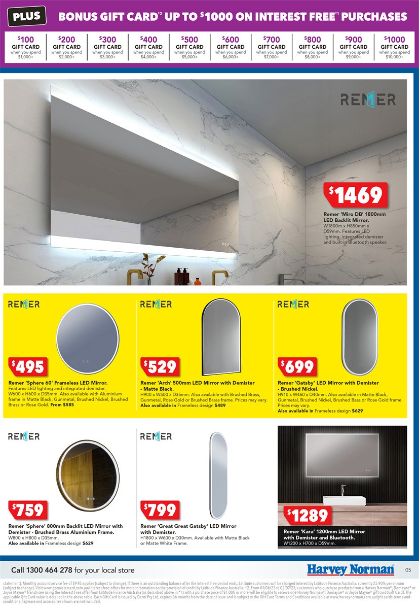 Harvey Norman Catalogues from 2 June