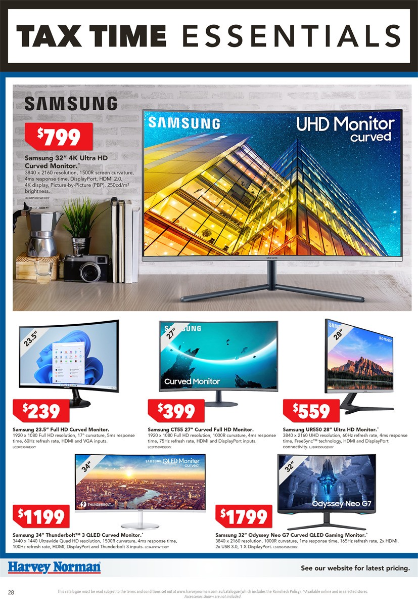 Harvey Norman Computer Clearance Catalogues from 6 June