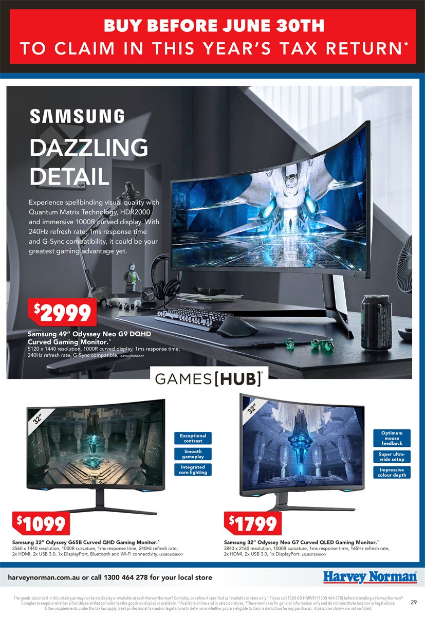 Harvey Norman Computer Clearance Catalogues from 6 June