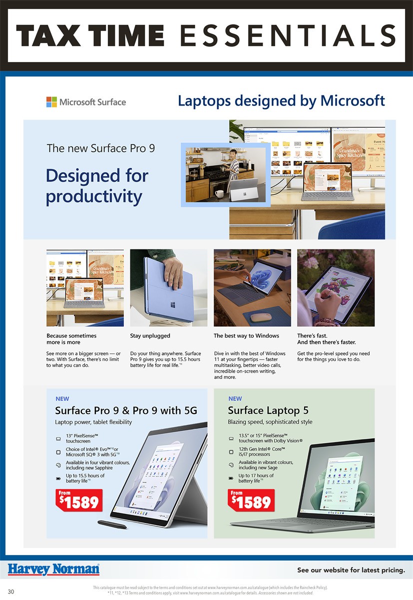 Harvey Norman Computer Clearance Catalogues from 6 June