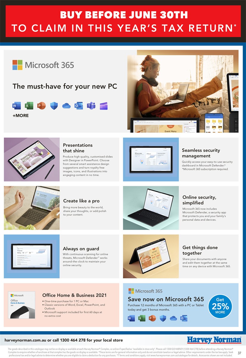Harvey Norman Computer Clearance Catalogues from 6 June