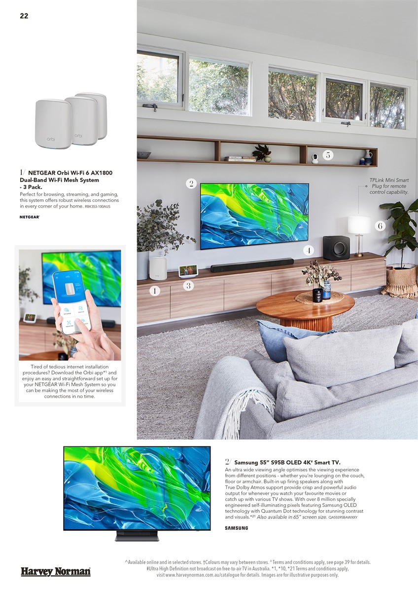 Harvey Norman Connected Home Catalogues from 21 June