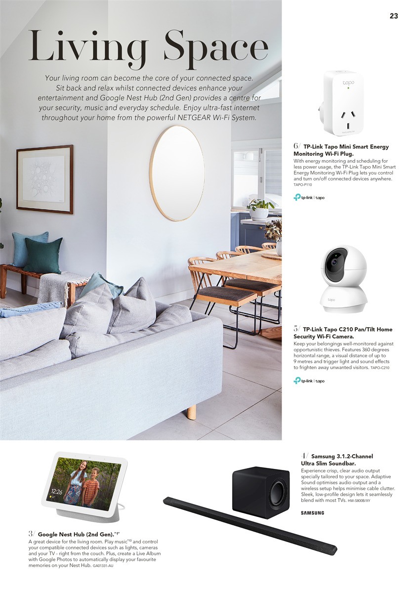 Harvey Norman Connected Home Catalogues from 21 June