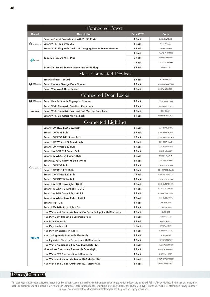 Harvey Norman Connected Home Catalogues from 21 June