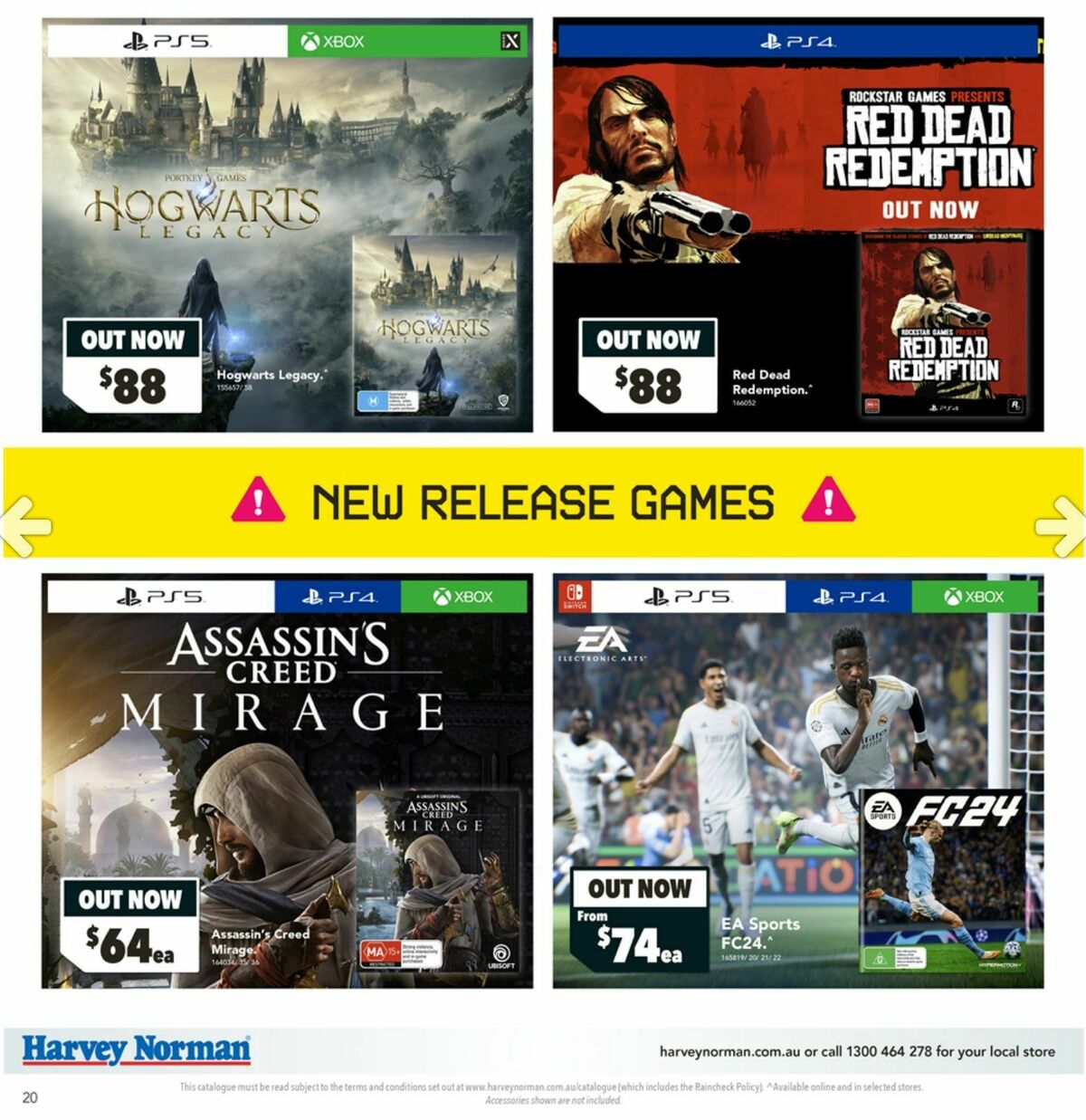 Harvey Norman Games Hub Catalogues from 20 October