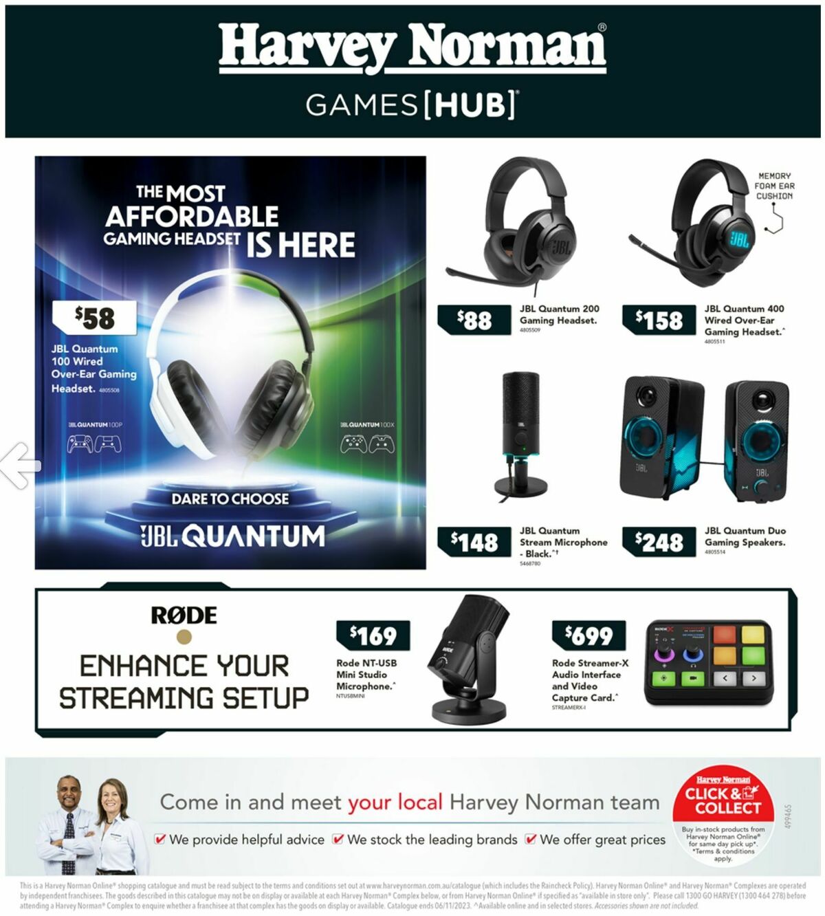 Harvey Norman Games Hub Catalogues from 20 October