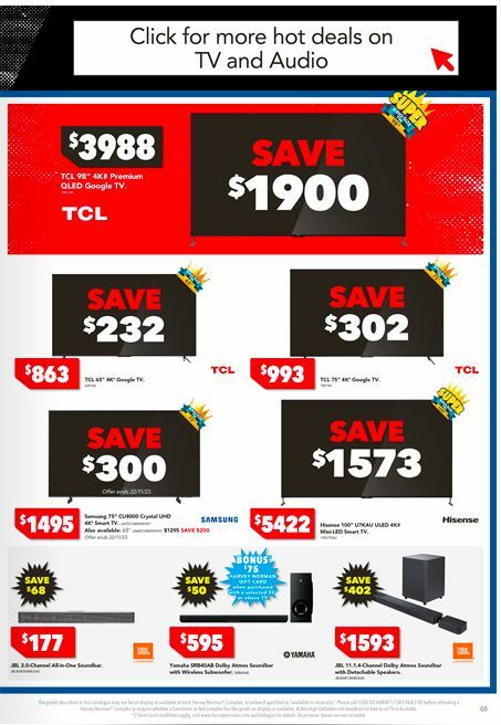 Harvey Norman Catalogues from 17 November