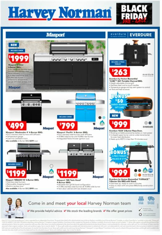 Harvey Norman Black Friday Pre-Sale Outdoor Furniture Catalogues from 17 November